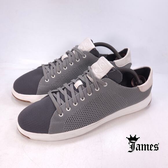 Cole Haan GrandPro Lace Up Athletic Shoe Mens Size 10 C26625 Gray - Picture 1 of 10